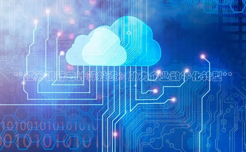 意昂4凯捷体育颐驰 06**江苏银行云计算投资：助力企业数字化转型**