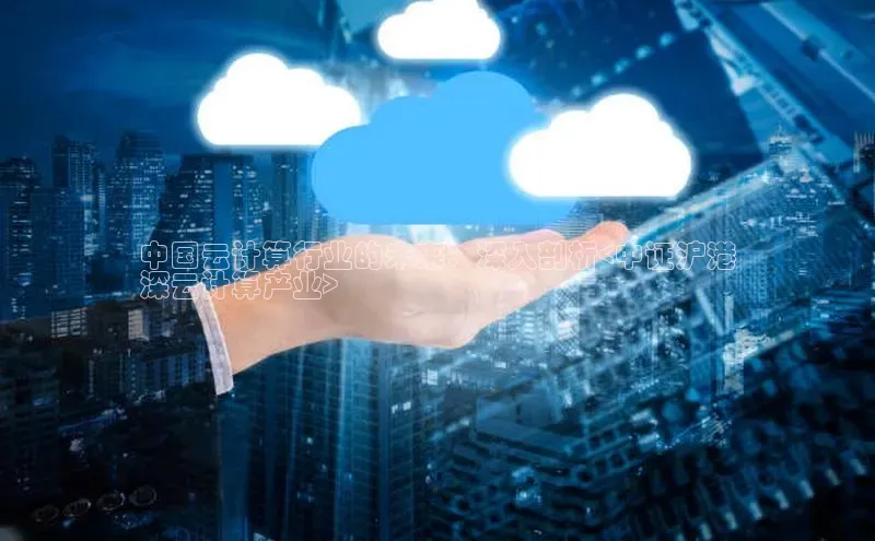 凯捷体育58同城中国云计算行业的未来：深入剖析<中证沪港
深云计算产业>