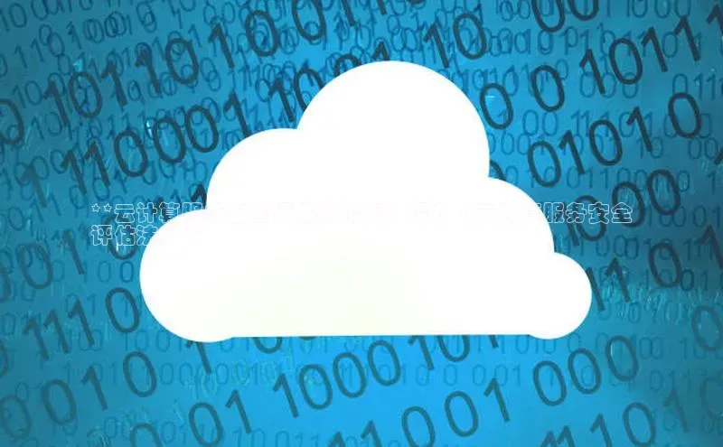 凯捷娱乐阿里尔公司**云计算服务安全评估的指南：深入《云计算服务安全
评估法》**